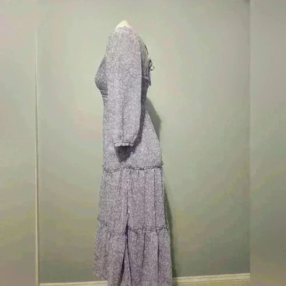 Lavender midi dress - Picture 3 of 3
